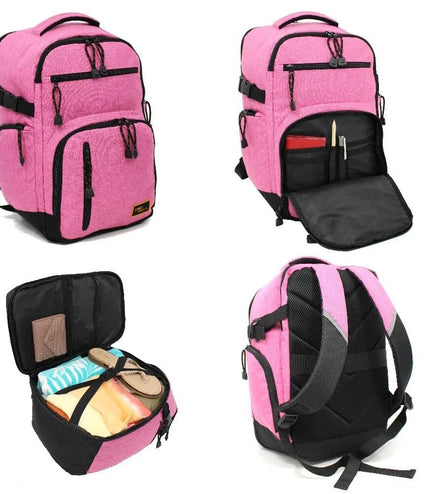 Backpack Rucksack 40x20 x25 cm Underseat Travel Cabin Bag for Ryanair, Easy Jet Pink