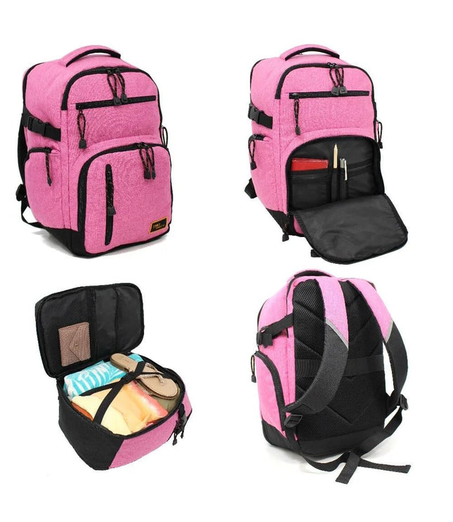 Backpack Rucksack 40x20 x25 cm Underseat Travel Cabin Bag for Ryanair, Easy Jet Pink
