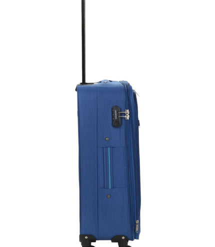 Cinderford Medium Soft Shell Suitcase in Blue