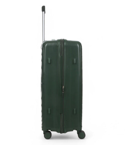 Balranald Large Hard Shell Suitcase in Dark Green