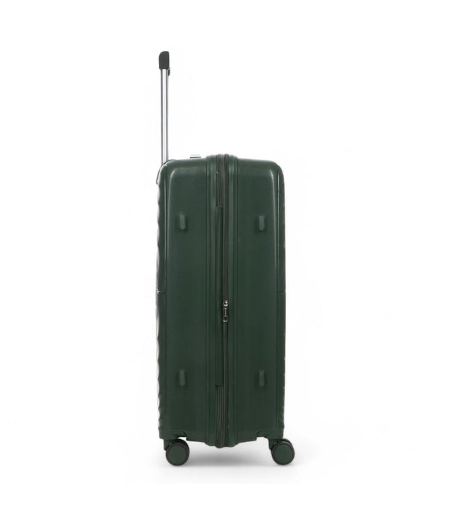 Balranald Large Hard Shell Suitcase in Dark Green