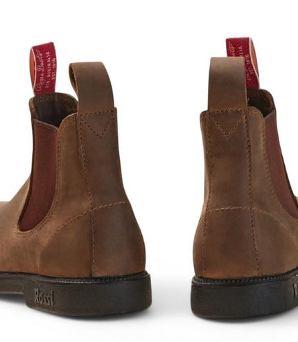 Rossi 607 Booma Rustic Brown Leather Chelsea Boot