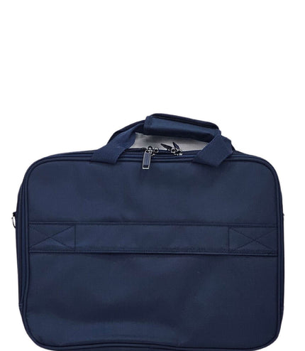 Corbie Computer Backpack Corby Laptop Soft Shell Suitcase in Navy – UK Luggage