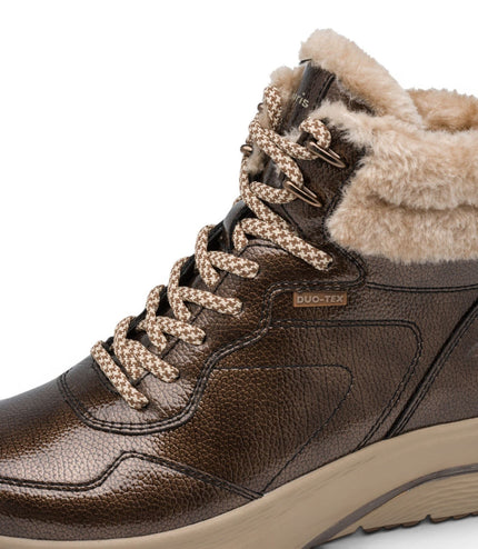 Tamaris Women’s Brown Warm Winter Waterproof Lace-up Ankle Boots - 26278-45