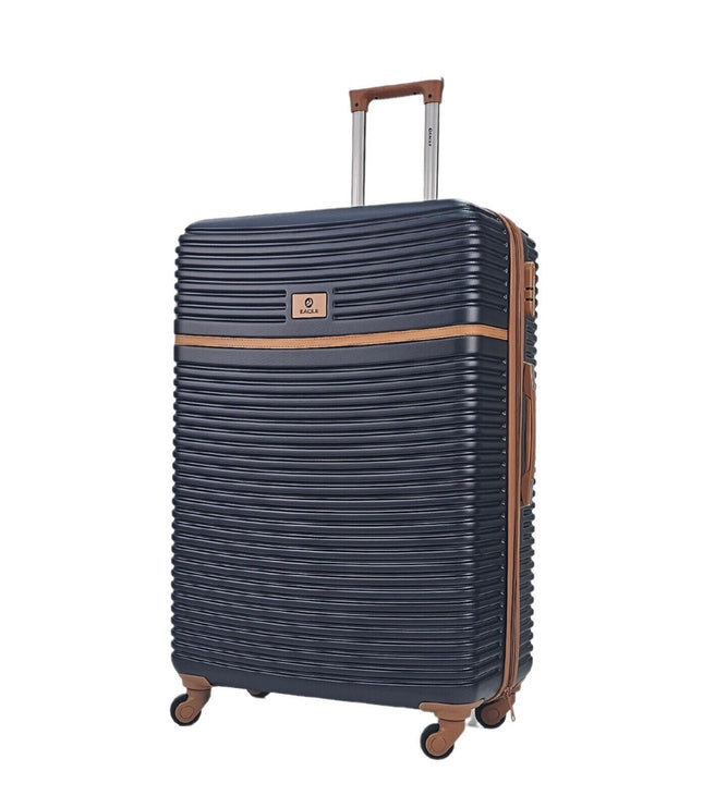 Caistor Large Hard Shell Suitcase in Navy