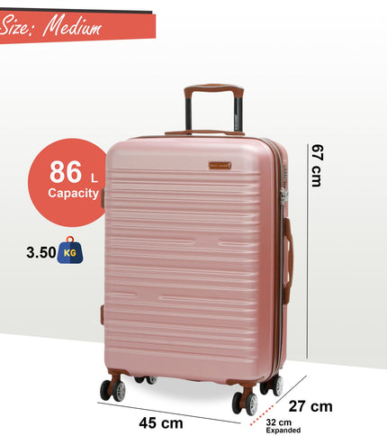 Armidale Medium Hard Shell Suitcase in Golden