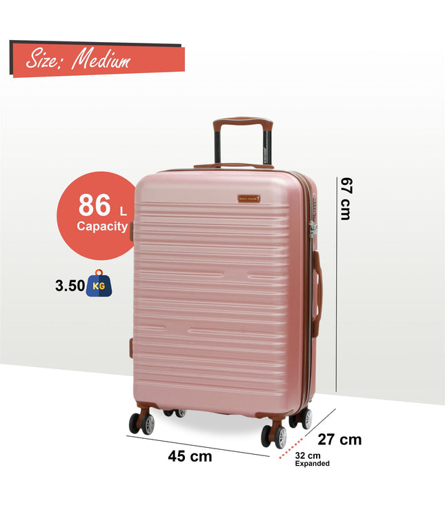 Armidale Medium Hard Shell Suitcase in Golden
