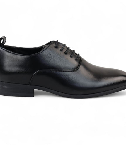 Men's Black Classic Lace Up Oxford Derby Shoes