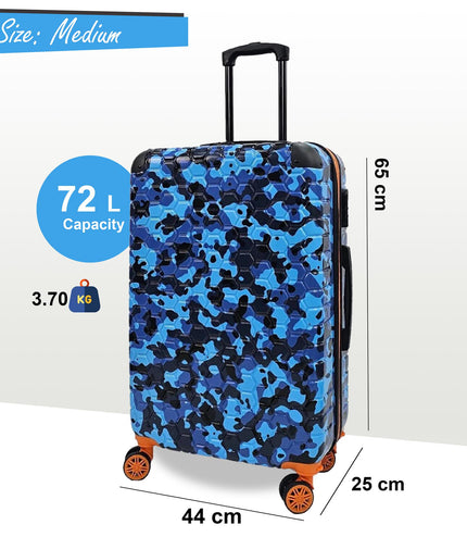 Brewood Medium Hard Shell Suitcase in Blue