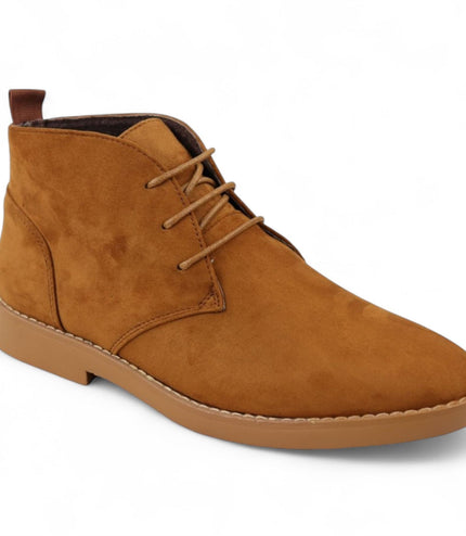 Men's Tan Premium Desert Style Suede Chukka Boots