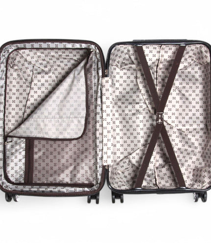 Ballina Medium Hard Shell Suitcase in Black Queen Rosses
