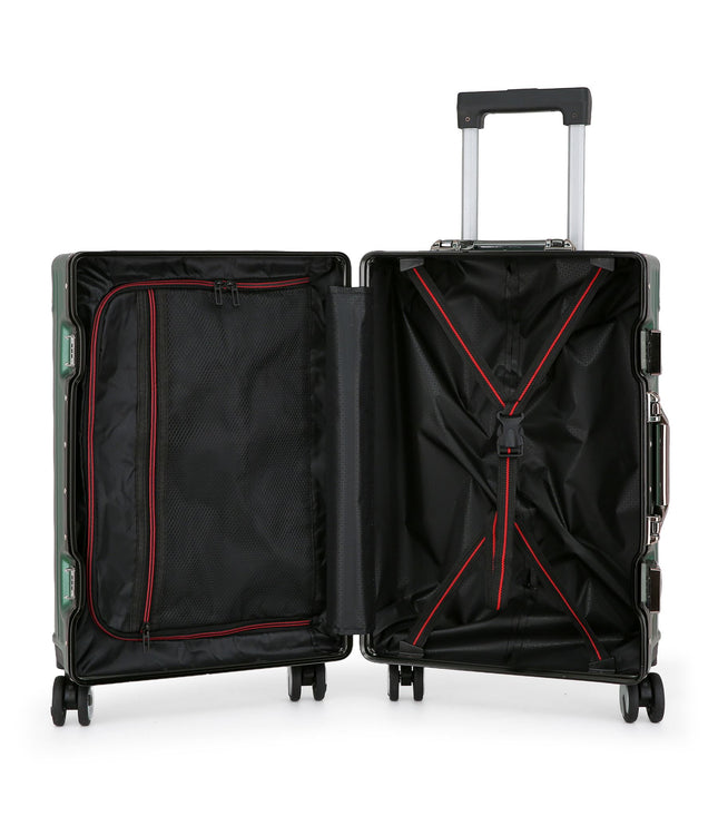 Airdrie Cabin Hard Shell Suitcase in Green
