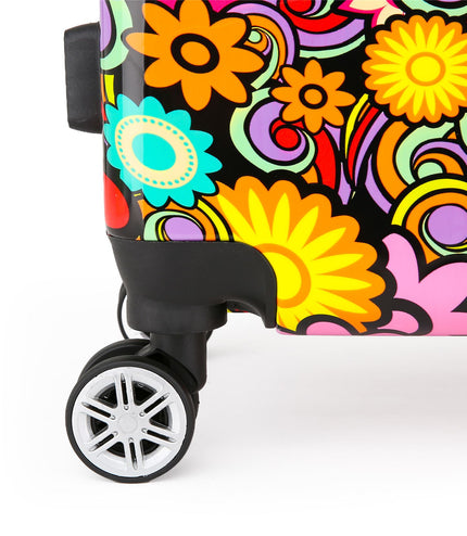 Congleton Medium Hard Shell Suitcase in Flower