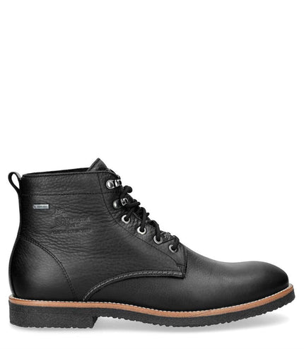 Panama Jack Men's Glasgow GTX C3 Black Waterproof Leather Ankle Boots