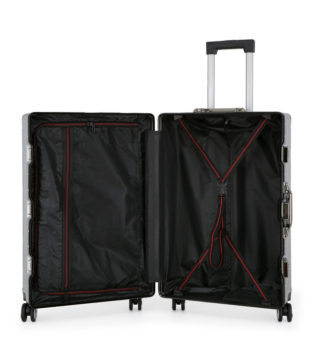 Airdrie Medium Hard Shell Suitcase in Silver