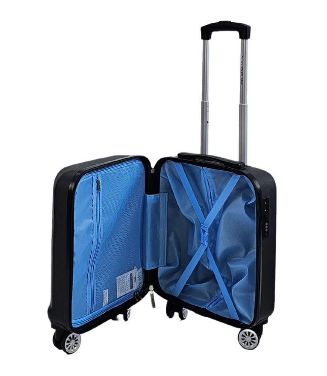 Alsager Underseat Hard Shell Suitcase in Black