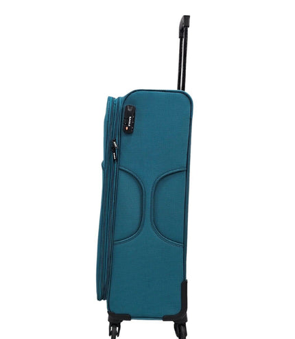 Ashford Large Soft Shell Suitcase in Teal
