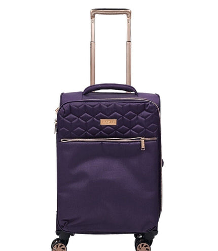 Bexley Cabin Soft Shell Suitcase in Purple