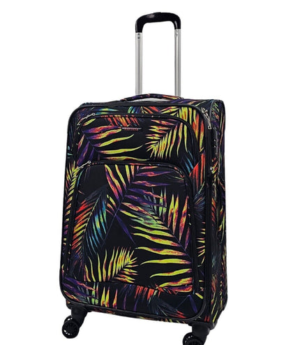 Ashbourne Medium Soft Shell Suitcase in Leaf